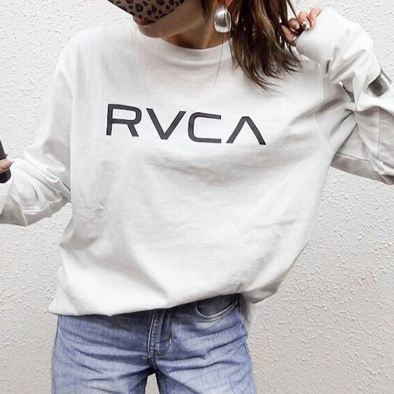 Long Sleeve Women White Casual T-Shirt Fashion Simple Print Letter Tees Preppy Girl All-match Wear Street Beat Sports OL Tops
Long Sleeve Women White Casual T-Shirt Fashion Simple Print Letter Tees Preppy Girl All-match Wear Street Beat Sports OL Tops
