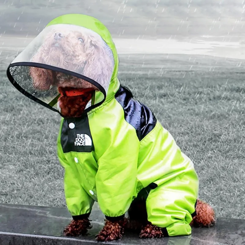 Pet Dog Raincoat Hooded Jumpsuit Dogs Transparent Waterproof Coat Water Resistant Clothes For Dogs Cats Jacket Pet Supplies
Pet Dog Raincoat Hooded Jumpsuit Dogs Transparent Waterproof Coat Water Resistant Clothes For Dogs Cats Jacket Pet Supplies