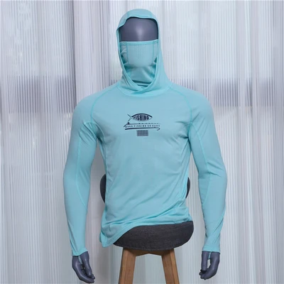 AFTCO Hooded Fishing Shirt Mask UV UPF50+ Neck Gaiter Hoodie Men Apparel Fish Tops Wear Angling Jersey Moisture Wicking Camisa
AFTCO Hooded Fishing Shirt Mask UV UPF50+ Neck Gaiter Hoodie Men Apparel Fish Tops Wear Angling Jersey Moisture Wicking Camisa