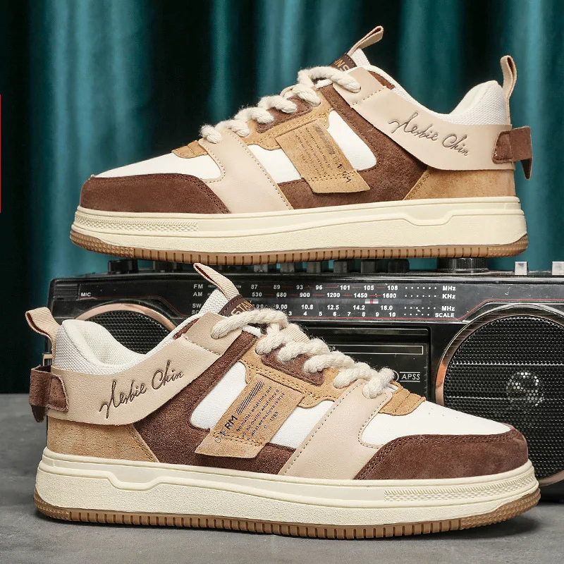 New Men's Platform Shoes Comfortable Sneakers 2023 High-top Lace-up Casual Shoes Men's Fashion Skateboard Shoes Tenis Masculino
New Men's Platform Shoes Comfortable Sneakers 2023 High-top Lace-up Casual Shoes Men's Fashion Skateboard Shoes Tenis Masculino