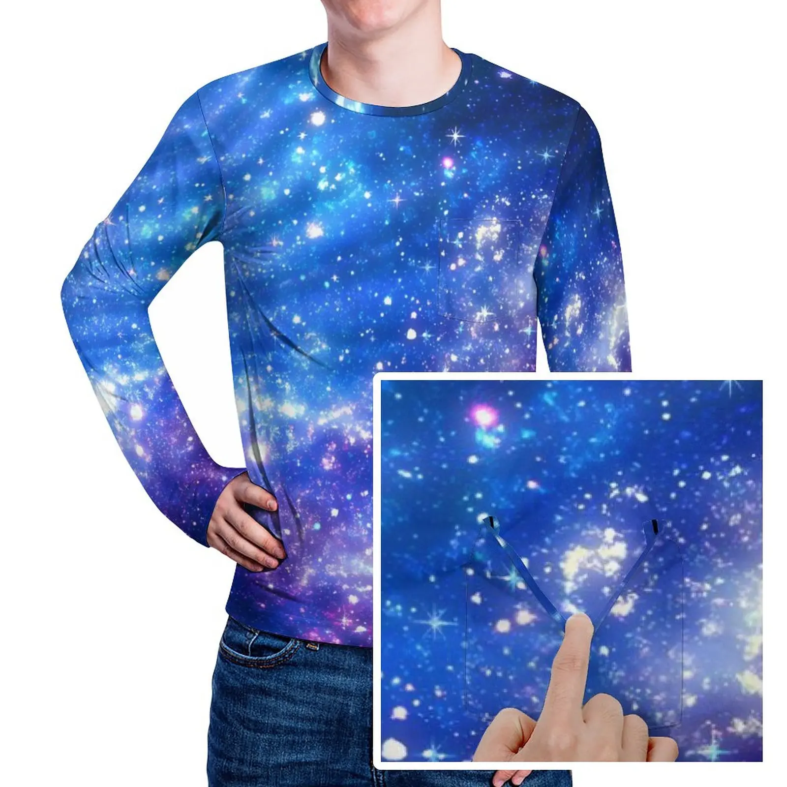 Retro Galaxy T-Shirt Man Colorful Print Funny T-Shirts Daily Hippie Tee Shirt Long Sleeve Graphic Plus Size Tops
Retro Galaxy T-Shirt Man Colorful Print Funny T-Shirts Daily Hippie Tee Shirt Long Sleeve Graphic Plus Size Tops