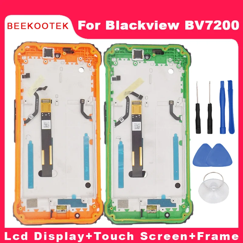 Новый оригинальный ЖК-дисплей Blackview BV7200, сенсорный экран, рамка в сборе, ремонтные аксессуары для смартфона Blackview BV7200
Новый оригинальный ЖК-дисплей Blackview BV7200, сенсорный экран, рамка в сборе, ремонтные аксессуары для смартфона Blackview BV7200