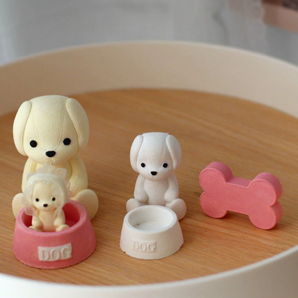 3D Cute Dog Silicone Candle Mold DIY Parent-child Aromatherapy Gypsum Baking Fondant Mould Making Gifts Craft Home Decor
3D Cute Dog Silicone Candle Mold DIY Parent-child Aromatherapy Gypsum Baking Fondant Mould Making Gifts Craft Home Decor