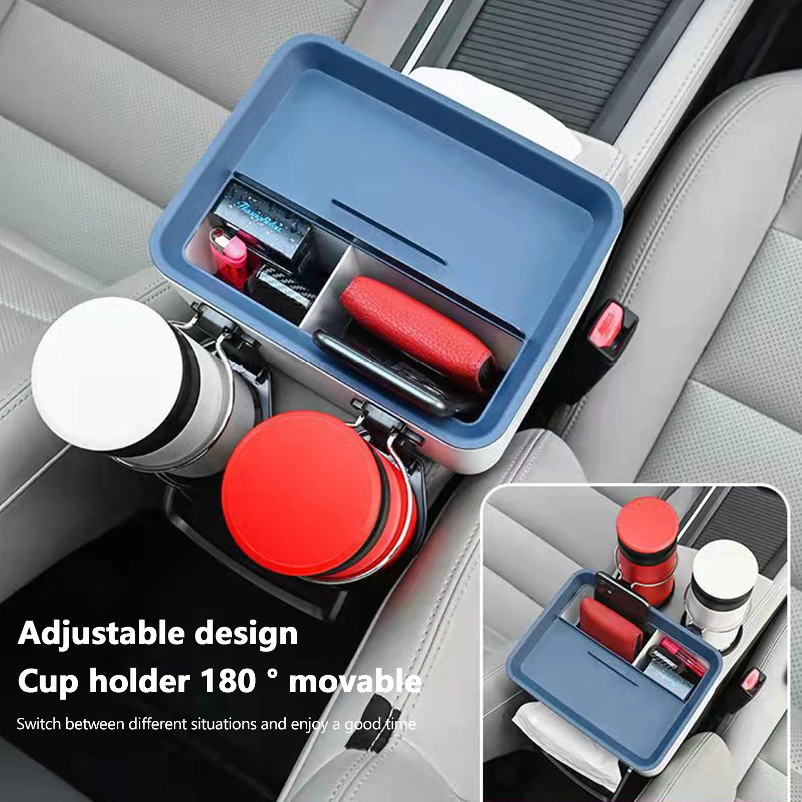 Car Armrest Storage Box Water Cup Holders Upgraded Tissue Storage Universal Foldable DIY Car Seats Tray Organizer
Car Armrest Storage Box Water Cup Holders Upgraded Tissue Storage Universal Foldable DIY Car Seats Tray Organizer