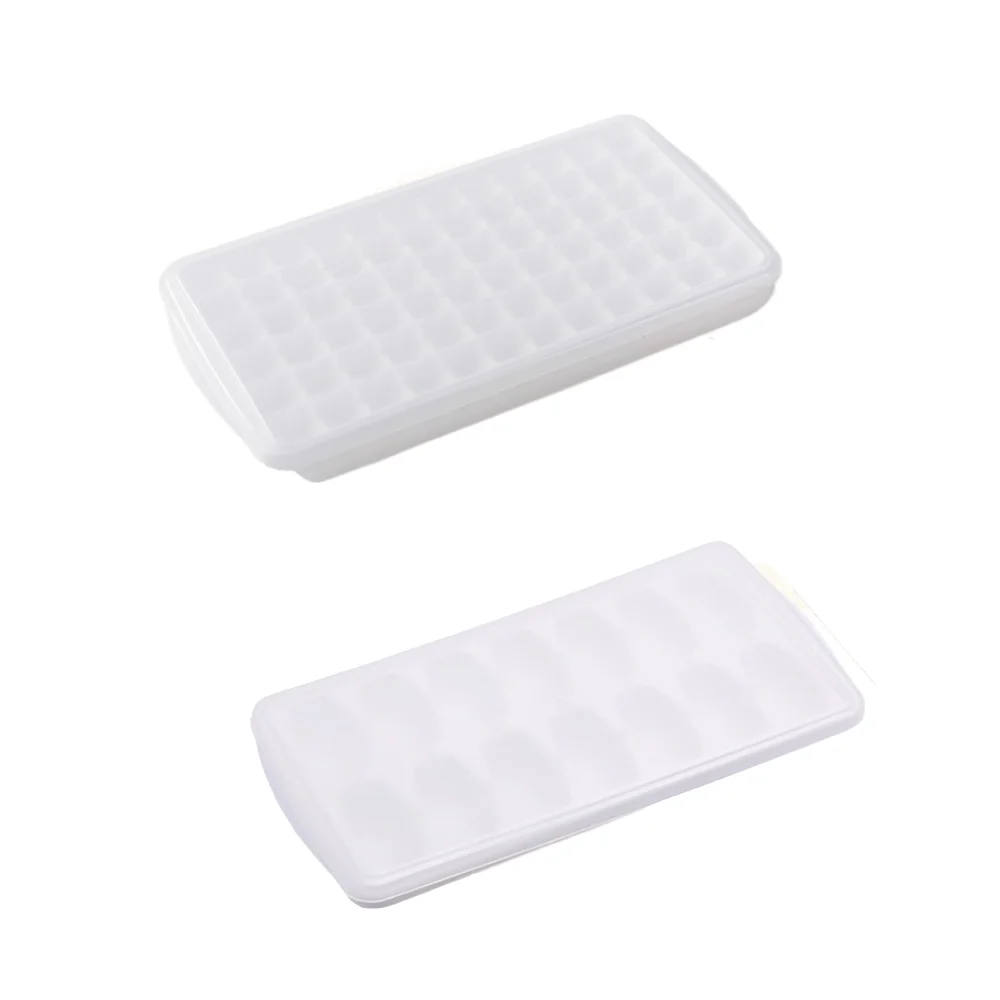 2Pcs White Ice Cube Tray 14 Grids PP Ice Maker 72 Grids Multifunctional Ice Cube Molds Chilling Drinks, Whiskeys, Cocktails 
2Pcs White Ice Cube Tray 14 Grids PP Ice Maker 72 Grids Multifunctional Ice Cube Molds Chilling Drinks, Whiskeys, Cocktails