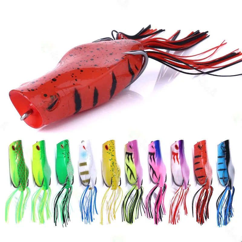 1PCS Frog Lure Hard Bass Bait Snake Head Lure 70mm/14g Topwater Sillicon Popper Frog Fishing Lures Fishing Tackle
1PCS Frog Lure Hard Bass Bait Snake Head Lure 70mm/14g Topwater Sillicon Popper Frog Fishing Lures Fishing Tackle