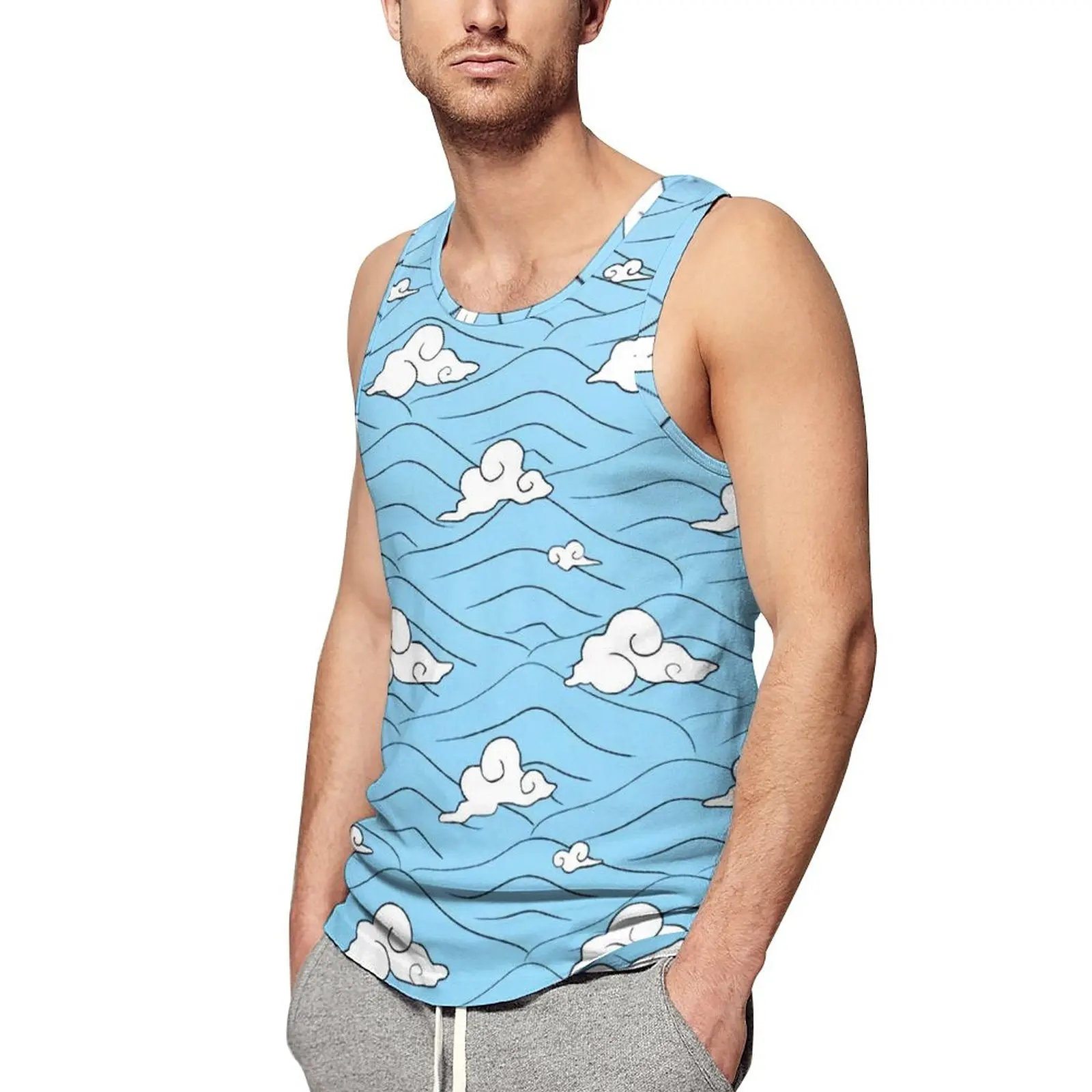 Tanjiro Kamado Wave Tank Top Man Anime Kimetsu No Yaiba Demon Slayer Tops Beach Design Bodybuilding Oversize Sleeveless Shirts
Tanjiro Kamado Wave Tank Top Man Anime Kimetsu No Yaiba Demon Slayer Tops Beach Design Bodybuilding Oversize Sleeveless Shirts