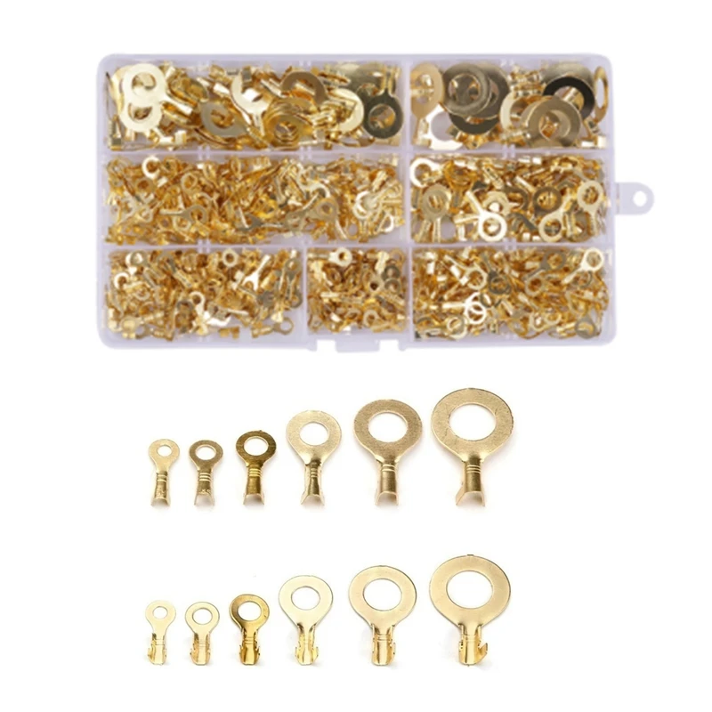 540PCS Ring Terminal M3-M10 Ring Lug Ring Connection Wire Assortment Kit Electronic Accessories
540PCS Ring Terminal M3-M10 Ring Lug Ring Connection Wire Assortment Kit Electronic Accessories