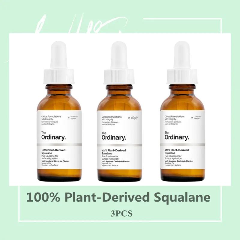 Ordinary 100% Plant Derived Squalane Gentle Moisturizing Facial Essence Oil Repair Skin Improve Pores Absorbed Easily 3PCS
Ordinary 100% Plant Derived Squalane Gentle Moisturizing Facial Essence Oil Repair Skin Improve Pores Absorbed Easily 3PCS