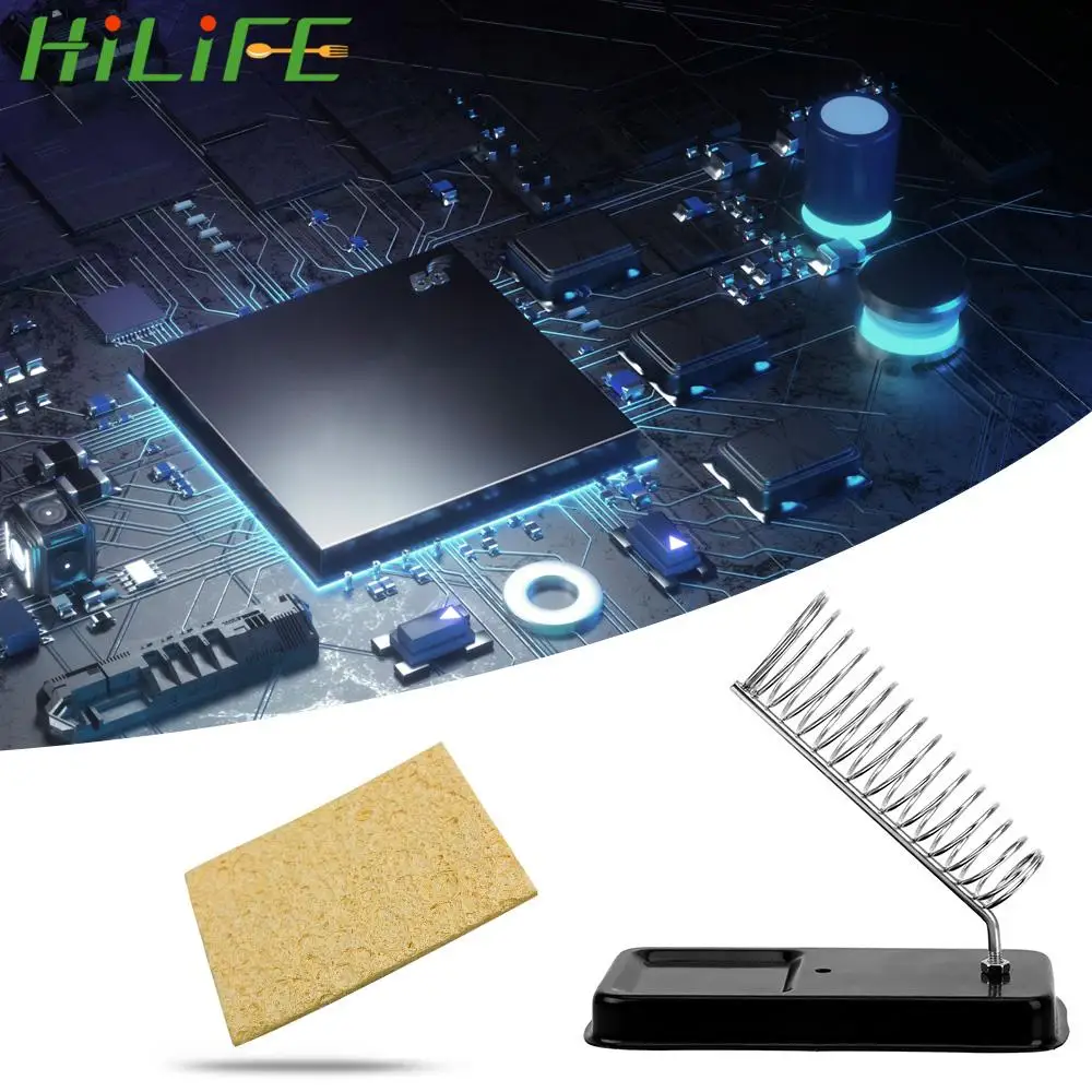 HILIFE Soldering Iron Frame Generic Electric Soldering Iron Stand Holder High Temperature Resistance Metal Support Station
HILIFE Soldering Iron Frame Generic Electric Soldering Iron Stand Holder High Temperature Resistance Metal Support Station