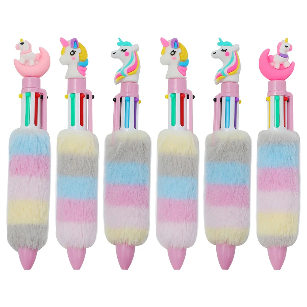 6pcs Drawing Pens Writing Pens Plush Ballpoint Pens Cartoon Unicorn Pens Colored Ballpoint Pens
6pcs Drawing Pens Writing Pens Plush Ballpoint Pens Cartoon Unicorn Pens Colored Ballpoint Pens