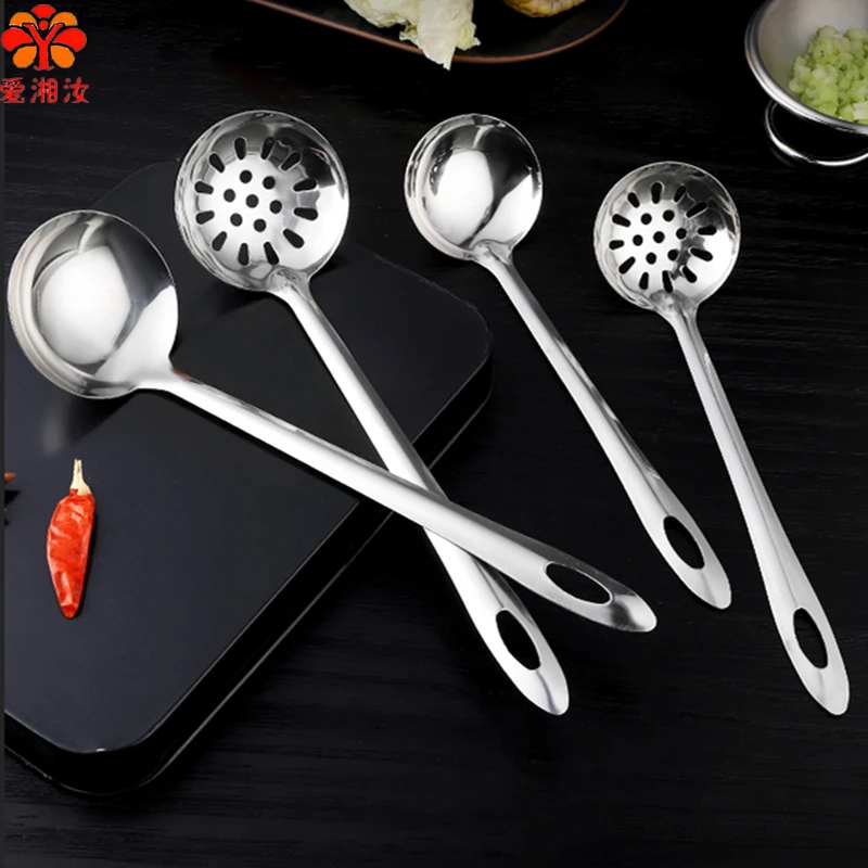 Aixiangru-Stainless Steel Hot Pot Spoon with Hook, Long Handle Spoons, Restaurant Small Leak Spoon, Home Kitchenware 
Aixiangru-Stainless Steel Hot Pot Spoon with Hook, Long Handle Spoons, Restaurant Small Leak Spoon, Home Kitchenware