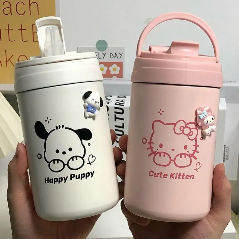 500Ml Kawaii Sanrioes Hello Kitty Water Bottle Anime Cartoon Kuromi Pochacco Thermos Cup Coffee Tea Mug Cover Vacuum Flask Gift
500Ml Kawaii Sanrioes Hello Kitty Water Bottle Anime Cartoon Kuromi Pochacco Thermos Cup Coffee Tea Mug Cover Vacuum Flask Gift