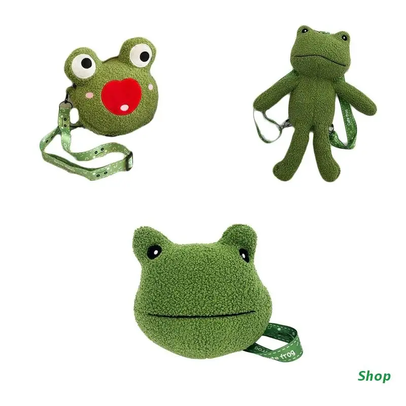 L5YC Creative Doll Messenger Bag Plush Ugly Cute Frog Crossbody Bag for Women Girls
L5YC Creative Doll Messenger Bag Plush Ugly Cute Frog Crossbody Bag for Women Girls