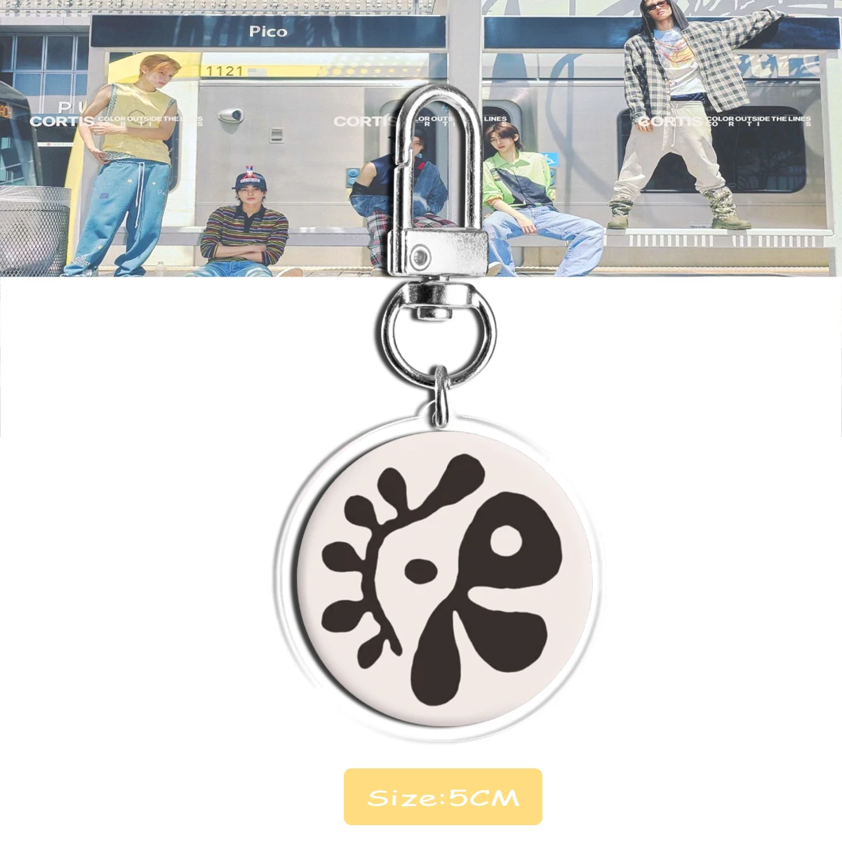 Брелок Kpop CORTIS акриловый
Брелок Kpop CORTIS акриловый