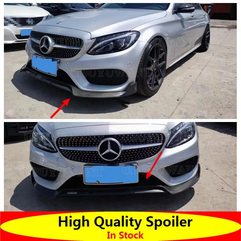 Front Bumper Lip Chin Accessories Splitter Tuning Body Kit Trim Styling Cover Facelift For Mercedes Benz C W205 2015-2018 
Front Bumper Lip Chin Accessories Splitter Tuning Body Kit Trim Styling Cover Facelift For Mercedes Benz C W205 2015-2018