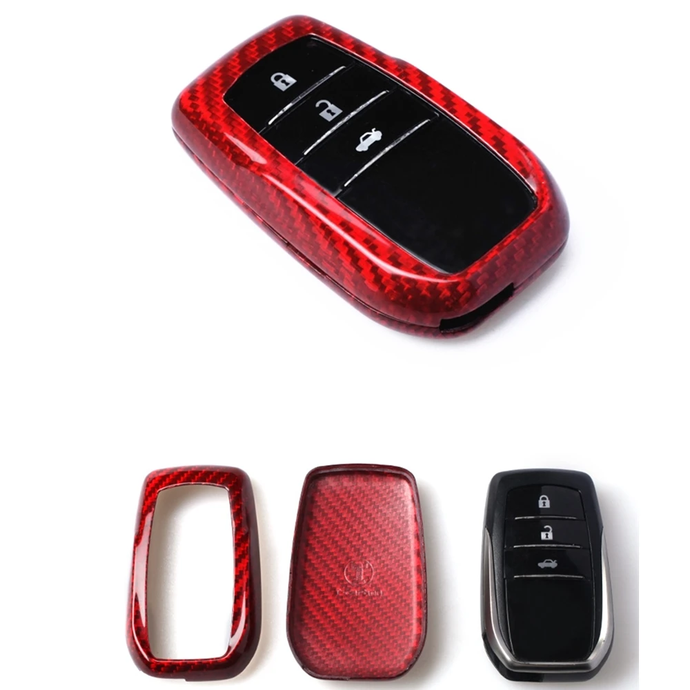 Real Carbon Fiber Smart Remote Key Fob Shell Case Cover Car Cap For Toyota Fortuner Hilux Land Cruiser Prado Alphard 2010-2013
Real Carbon Fiber Smart Remote Key Fob Shell Case Cover Car Cap For Toyota Fortuner Hilux Land Cruiser Prado Alphard 2010-2013