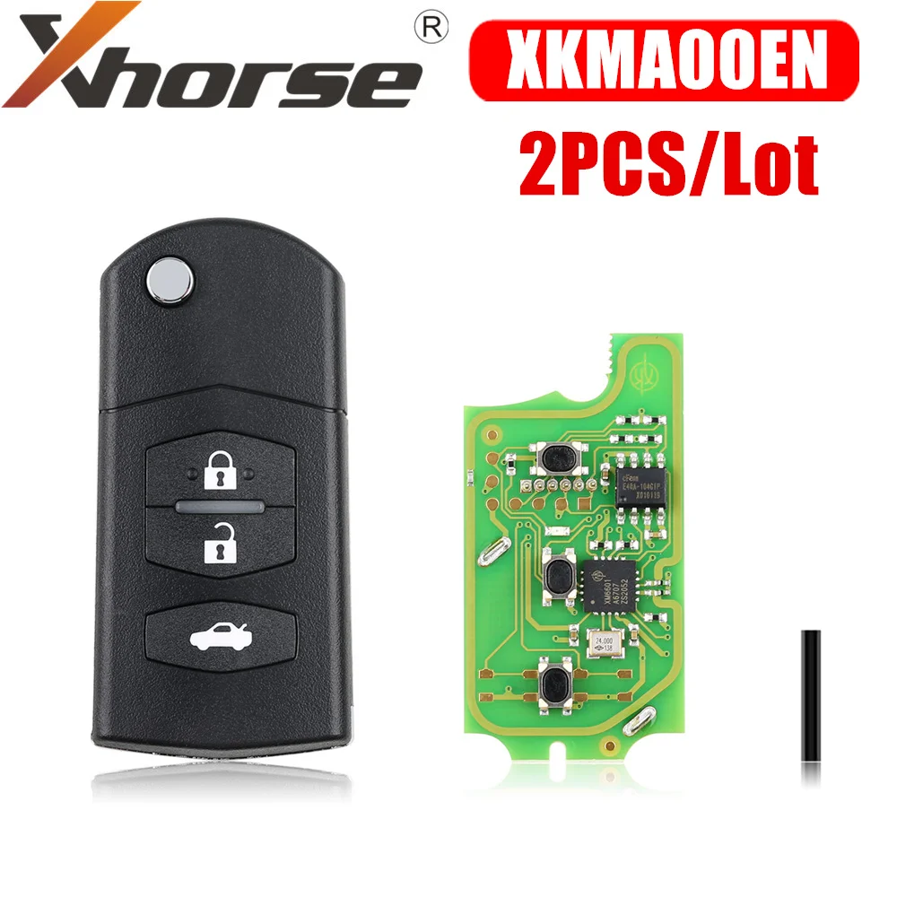 Xhorse XKMA00EN проводной универсальный дистанционный ключ с 3 кнопками для Mazda Type 2 шт./лот
Xhorse XKMA00EN проводной универсальный дистанционный ключ с 3 кнопками для Mazda Type 2 шт./лот