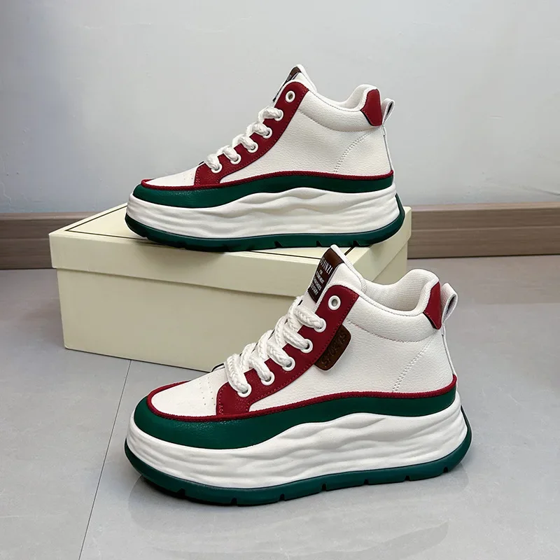High Bang Women Casual Board Shoes 2024 New INS Fashion Korean Edition Fashion Student Thick Sole Sports Comfortable Flat Shoes
High Bang Women Casual Board Shoes 2024 New INS Fashion Korean Edition Fashion Student Thick Sole Sports Comfortable Flat Shoes