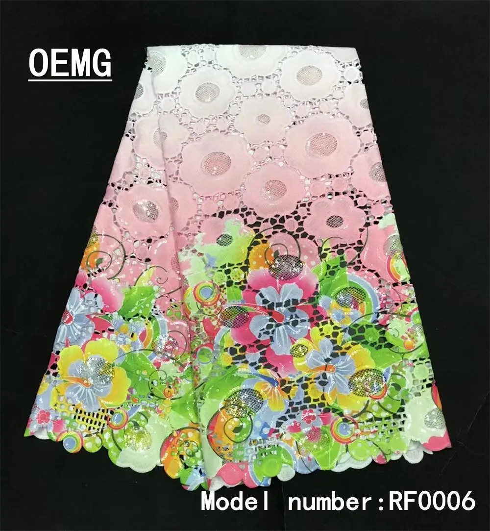 OEMG Printing Water Soluble Guipure French Lace Fabric 2022 High Quality Hollow Out Cord 5Yards African Lace Fabric Dress RF0006
OEMG Printing Water Soluble Guipure French Lace Fabric 2022 High Quality Hollow Out Cord 5Yards African Lace Fabric Dress RF0006