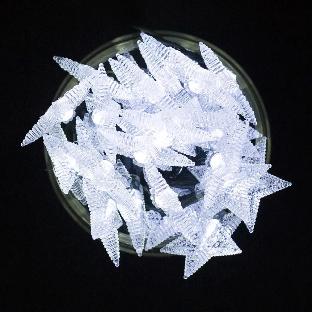 4.9M 30LED Stars Copper Wire Fairy String Lights Solar Powered Light Garland Xmas Wedding Holiday Garland Decoration Lamp
4.9M 30LED Stars Copper Wire Fairy String Lights Solar Powered Light Garland Xmas Wedding Holiday Garland Decoration Lamp