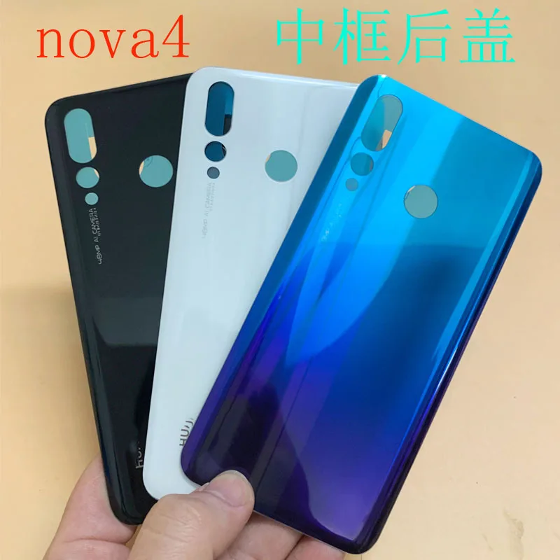 For Huawei Nova 4 VCE-L22 Back Glass Cover without Camera Lens Housing Case Back Glass Battery Cover Rear Door Panel Replacemen
For Huawei Nova 4 VCE-L22 Back Glass Cover without Camera Lens Housing Case Back Glass Battery Cover Rear Door Panel Replacemen