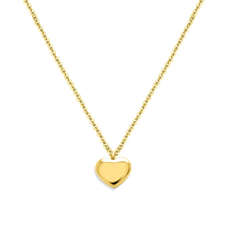 European and American Luxury Romantic Heart-shaped Necklace for Women Plated 18K Real Gold Stainless Steel Sweater Chain
European and American Luxury Romantic Heart-shaped Necklace for Women Plated 18K Real Gold Stainless Steel Sweater Chain