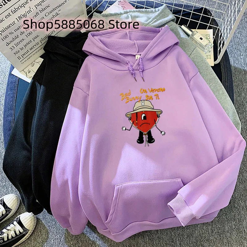 Unisex Pullover Women Hoodies Bad Bunny Un Verano Sin Ti Print Sweatshirt Clothes for Female Harajuku Hoodie Streetwear Tops
Unisex Pullover Women Hoodies Bad Bunny Un Verano Sin Ti Print Sweatshirt Clothes for Female Harajuku Hoodie Streetwear Tops
