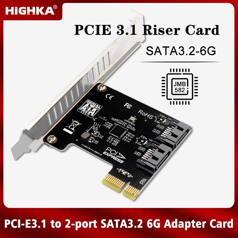 PCIe SATA карта с 2 портами PCI-E к SATA Расширенная карта 6 Гбит/с PCI-E 2X/4X/8X/16X SATA 3,1 контроллер карты для Windows Vista Linux
PCIe SATA карта с 2 портами PCI-E к SATA Расширенная карта 6 Гбит/с PCI-E 2X/4X/8X/16X SATA 3,1 контроллер карты для Windows Vista Linux