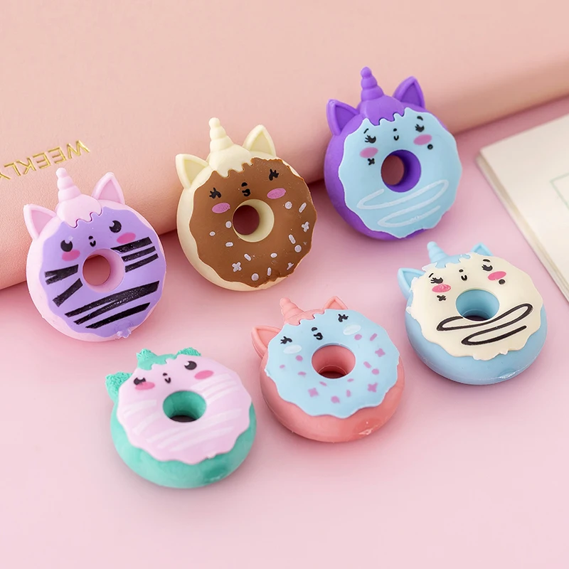 1Pcs/6Pcs Cartoon Shapes Unicorn Donut Children Erasers For School Supplies Kawaii Korean Stationery Eraser Mini Cute Gift
1Pcs/6Pcs Cartoon Shapes Unicorn Donut Children Erasers For School Supplies Kawaii Korean Stationery Eraser Mini Cute Gift
