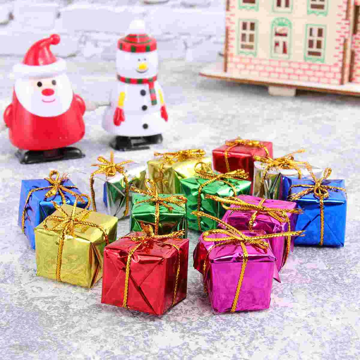 60pcs Miniature Christmas Tree Ornaments, Gift Boxes Christmas Tree Hanging Party Favors ( )
60pcs Miniature Christmas Tree Ornaments, Gift Boxes Christmas Tree Hanging Party Favors ( )