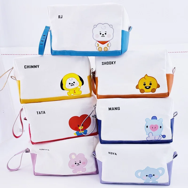 Kawaii Bt21 Cartoon Love Koala Student Pencil Case Cute Puppy Storage Bag Cosmetic Bag Canvas Bag Children's Stationery Gift
Kawaii Bt21 Cartoon Love Koala Student Pencil Case Cute Puppy Storage Bag Cosmetic Bag Canvas Bag Children's Stationery Gift