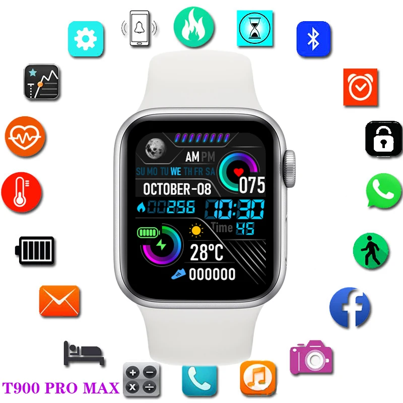 2022 New Smart Watch Woman T900 Pro Max Watches Bluetooth Call DIY Watch Face Heart Rate Blood Oxygen Monitor Sport Smartwatch
2022 New Smart Watch Woman T900 Pro Max Watches Bluetooth Call DIY Watch Face Heart Rate Blood Oxygen Monitor Sport Smartwatch