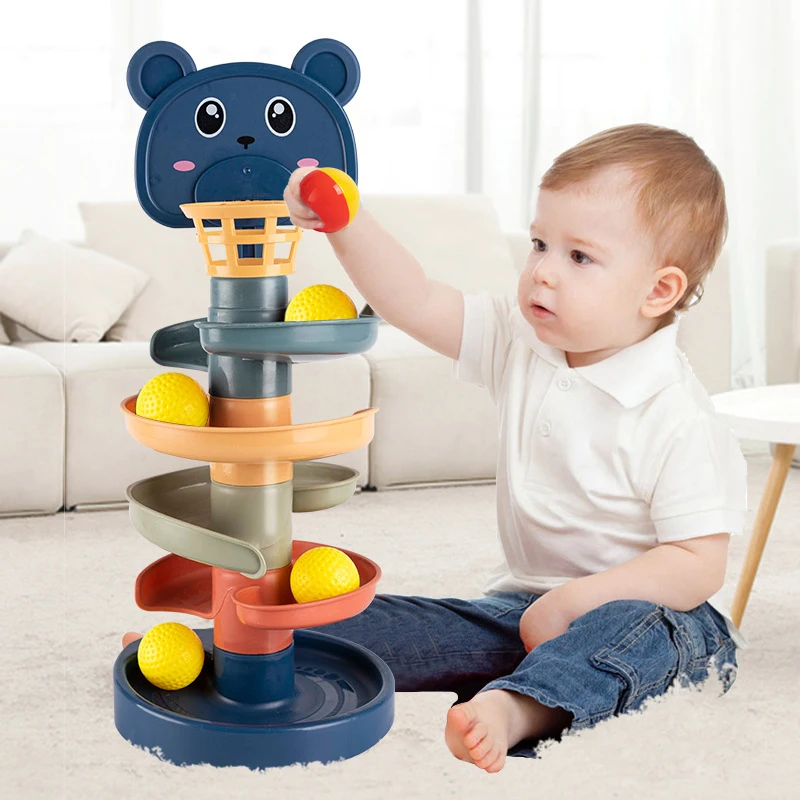 2022 Baby Toys Rolling Ball Pile Tower Early Educational Toy For Babies Rotating Track Educational Baby Gift Stacking KidsToy
2022 Baby Toys Rolling Ball Pile Tower Early Educational Toy For Babies Rotating Track Educational Baby Gift Stacking KidsToy