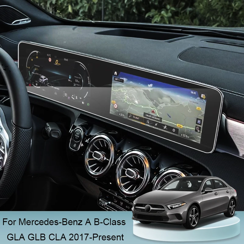 Для Mercedes-Benz A B-Class GLA GLB CLA 2017-2024 Автомобильный GPS навигационный экран пленка для приборной панели стеклянная наклейка аксессуар
Для Mercedes-Benz A B-Class GLA GLB CLA 2017-2024 Автомобильный GPS навигационный экран пленка для приборной панели стеклянная наклейка аксессуар