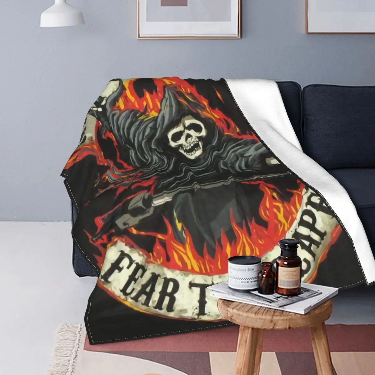 

Sons Of Anarchy Blankets Warm Flannel Jax Teller Crime SOA Throw Blanket for Bedding Travel Sofa
