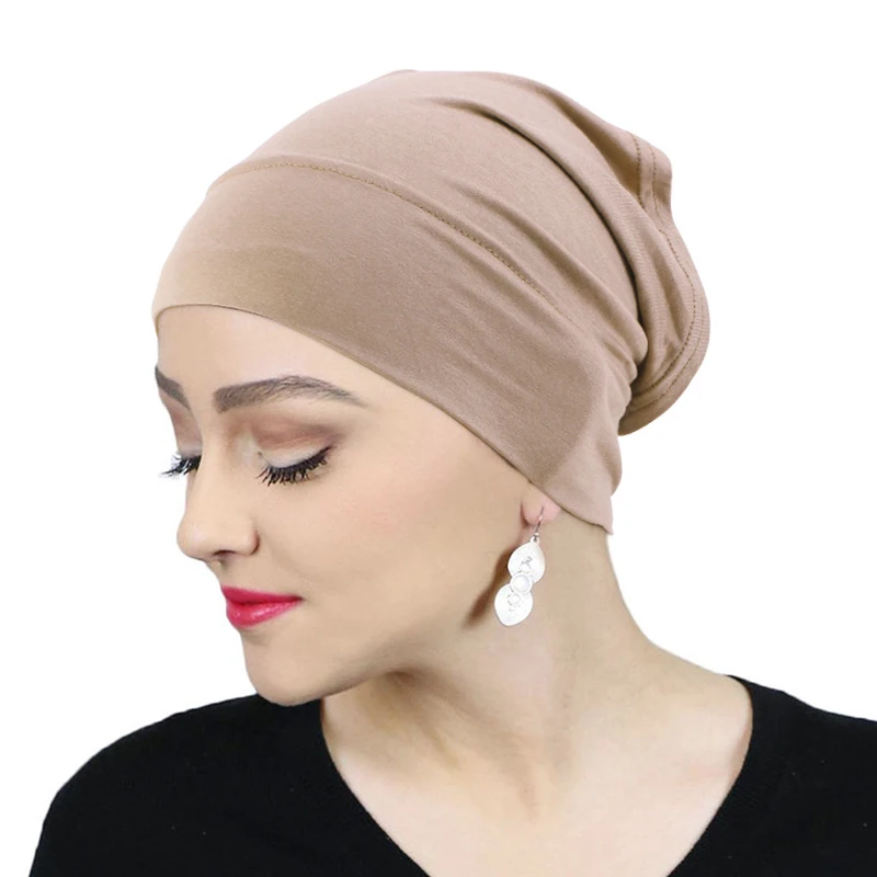 Turban Hat for Womens Muslim Female Inner Hijab Caps Stretchy Underscarf Solid Color Islamic Headscarf Clothing Accessories
Turban Hat for Womens Muslim Female Inner Hijab Caps Stretchy Underscarf Solid Color Islamic Headscarf Clothing Accessories