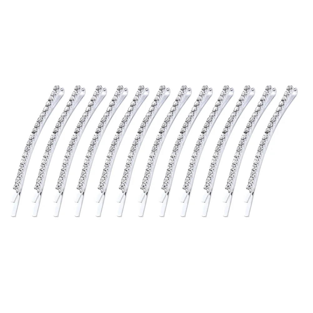 12pcs Rhinestone Hair Clips Single Row Hairpins Fashion Bobby Hair Accessories for Women Girls Silver
12pcs Rhinestone Hair Clips Single Row Hairpins Fashion Bobby Hair Accessories for Women Girls Silver