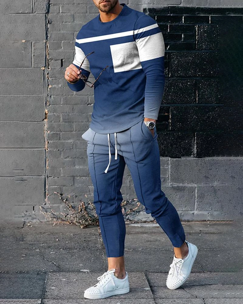 Men's Trousers Tracksuit 2 Piece Set 3D Printed New Arrival Summer Trend Simple Short Sleeve T Shirt+Long Pants Street Fashion
Men's Trousers Tracksuit 2 Piece Set 3D Printed New Arrival Summer Trend Simple Short Sleeve T Shirt+Long Pants Street Fashion