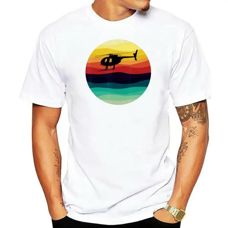 Retro Helicopter Silhouette Md 500 Sunset Pilot Black, Navy T-Shirt S-3Xl Loose Size Tee Shirt
Retro Helicopter Silhouette Md 500 Sunset Pilot Black, Navy T-Shirt S-3Xl Loose Size Tee Shirt