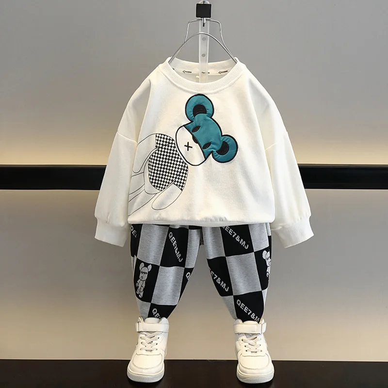 Cartoon Kids Clothes Boys Sets Children Tracksuit Girls Clothing Outfits Spring Autumn Fashion Boys Sweatshirts+Pants 2pcs Suits
Cartoon Kids Clothes Boys Sets Children Tracksuit Girls Clothing Outfits Spring Autumn Fashion Boys Sweatshirts+Pants 2pcs Suits