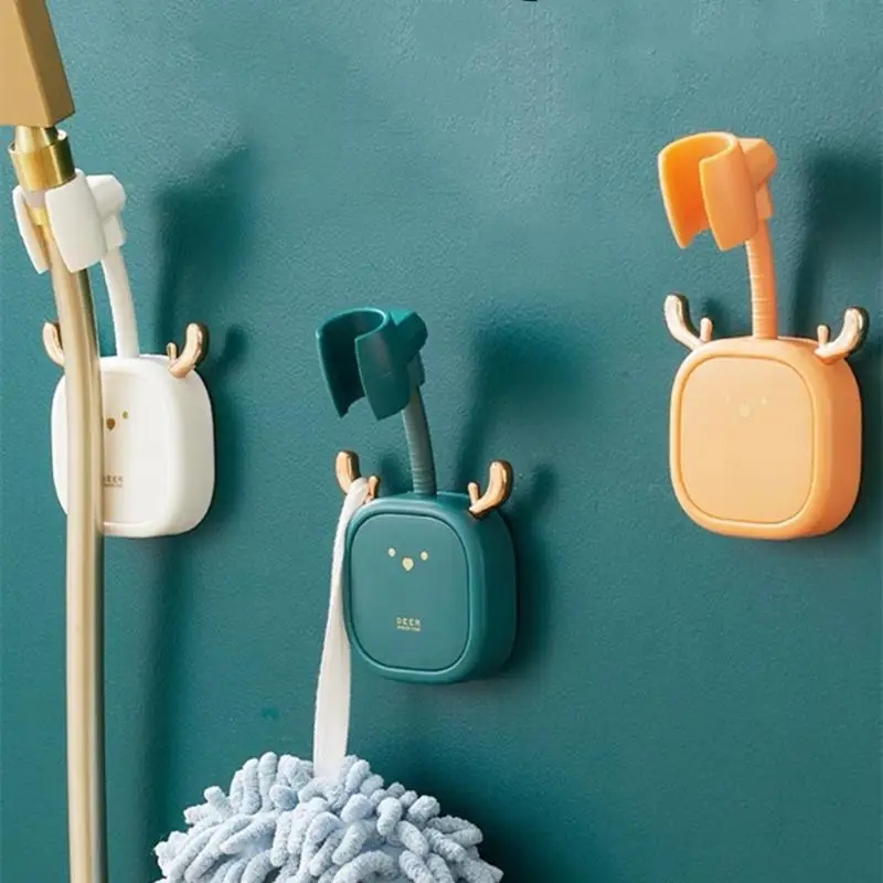 1pc Wall Mount With 2 Hooks Stand SPA 360° Shower Head Holder Adjustable Self-Adhesive Showerhead Bracket Bathroom Universal ABS
1pc Wall Mount With 2 Hooks Stand SPA 360° Shower Head Holder Adjustable Self-Adhesive Showerhead Bracket Bathroom Universal ABS