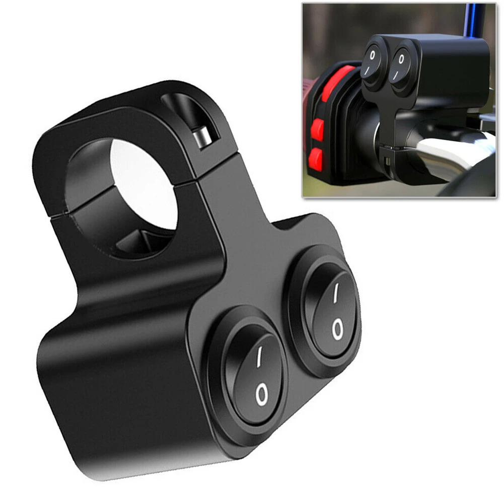 7/8" 22mm Aluminum Alloy 12V Motorcycle Handlebar Control Switch Dual Button Control Headlight Flasher Speaker Switch 2 Choice
7/8" 22mm Aluminum Alloy 12V Motorcycle Handlebar Control Switch Dual Button Control Headlight Flasher Speaker Switch 2 Choice