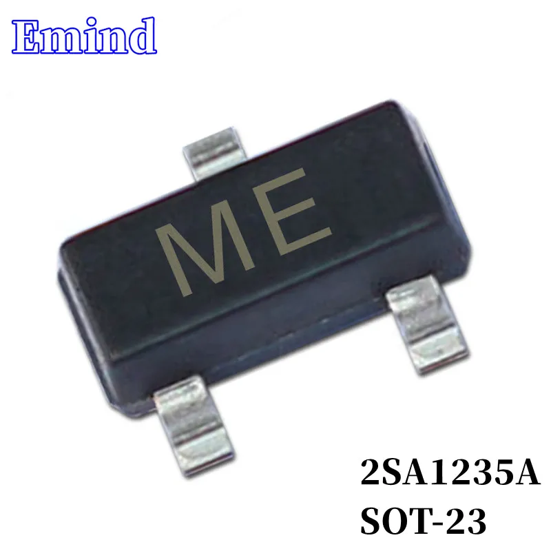 100/200/300Pcs 2SA1235A SMD Transistor Footprint SOT-23 Silkscreen ME Type PNP 50V/200mA Bipolar Amplifier Transistor
100/200/300Pcs 2SA1235A SMD Transistor Footprint SOT-23 Silkscreen ME Type PNP 50V/200mA Bipolar Amplifier Transistor