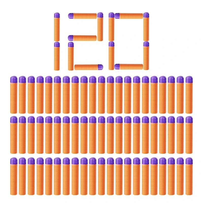 120Pcs Mega for Nerf 9.5cm Red Sniper Rifle Darts Bullets Mega Foam Refill Darts Big Hole Head Bullets for N-Strike Mega Series
120Pcs Mega for Nerf 9.5cm Red Sniper Rifle Darts Bullets Mega Foam Refill Darts Big Hole Head Bullets for N-Strike Mega Series