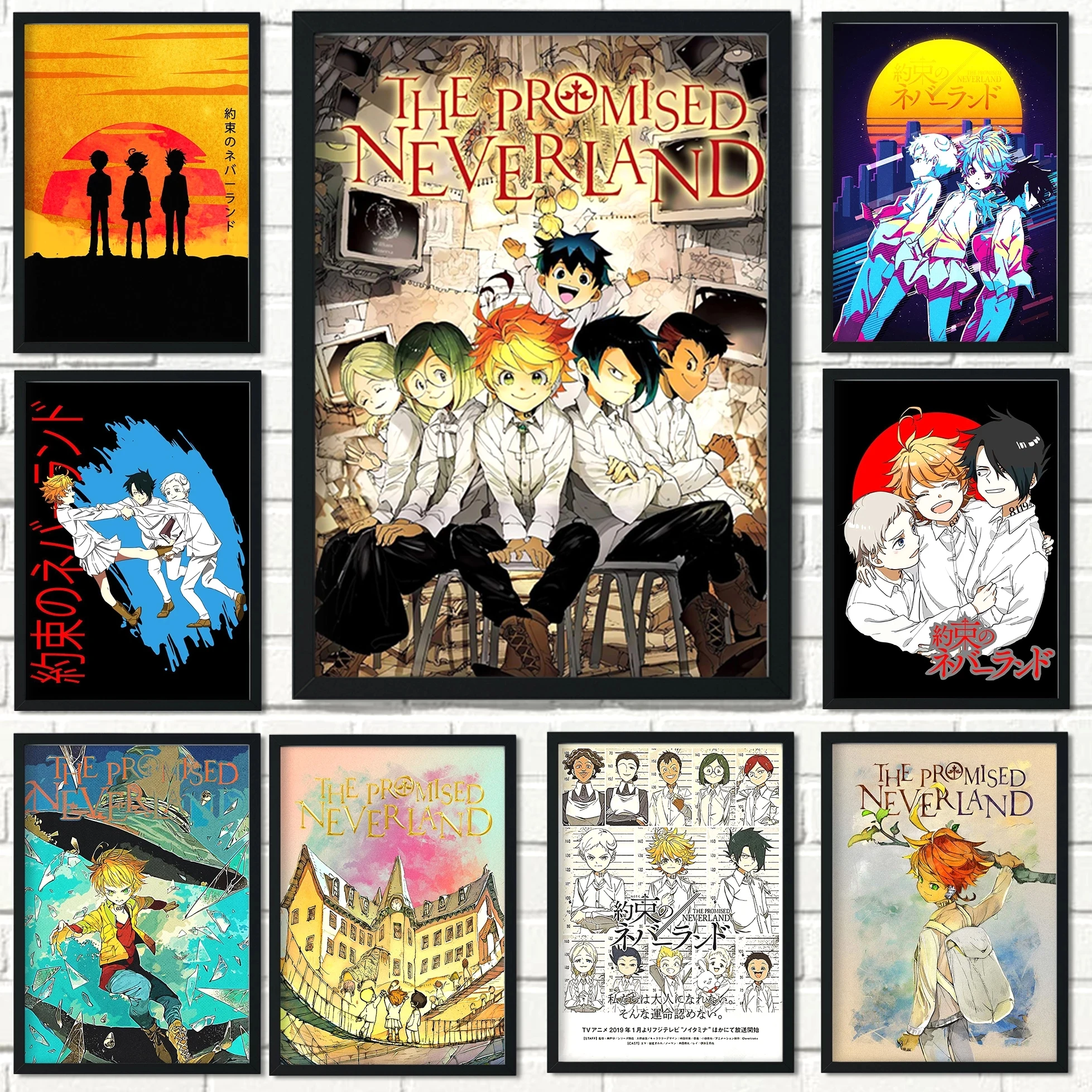 Home Decor Canvas Printed The Promised Neverland Posters Painting Modern Anime Wall Art HD Pictures Living Room Modular No Frame
Home Decor Canvas Printed The Promised Neverland Posters Painting Modern Anime Wall Art HD Pictures Living Room Modular No Frame