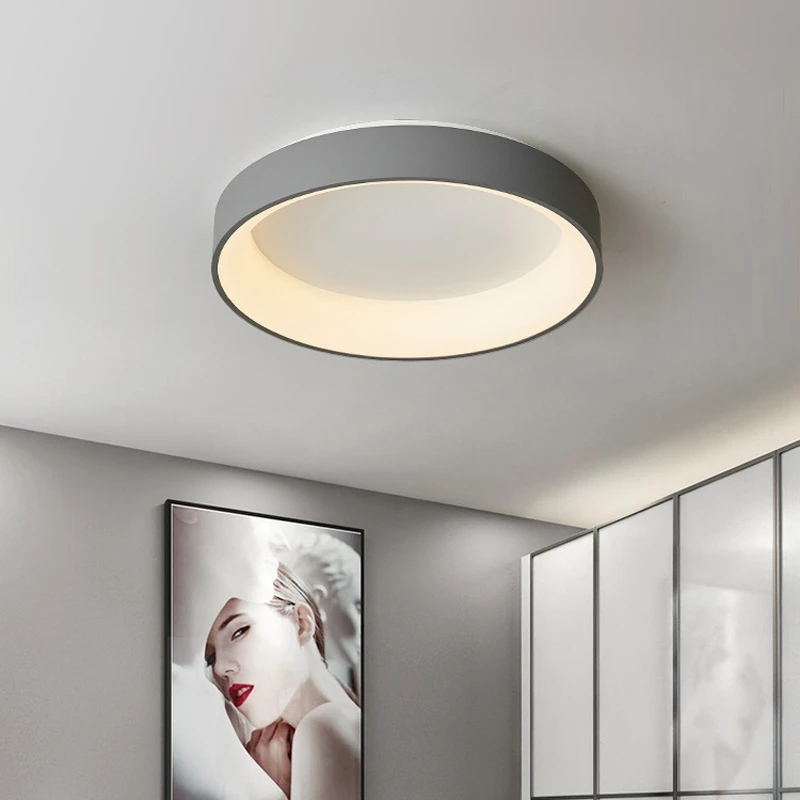 Modern Led Ceiling Lights Fixtures Bedroom Circle Luces Living Room Black Chandeliers Lamp with Remote Control Study Decoration
Modern Led Ceiling Lights Fixtures Bedroom Circle Luces Living Room Black Chandeliers Lamp with Remote Control Study Decoration