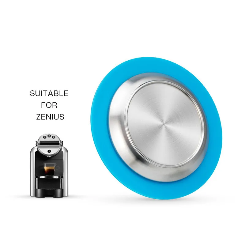 

Stainless Steel Reusable Coffee Pod Filters for Nespresso Zenius Pro Heat Resistant and Environmentally Friendly