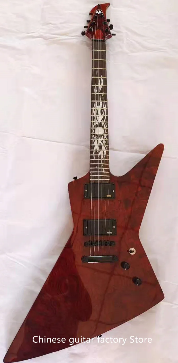 Guitarra Eléctrica personalizable con diapasón, instrumento musical personalizado, mcolor marrón, con diseño de llamas, hardware
Guitarra Eléctrica personalizable con diapasón, instrumento musical personalizado, mcolor marrón, con diseño de llamas, hardware