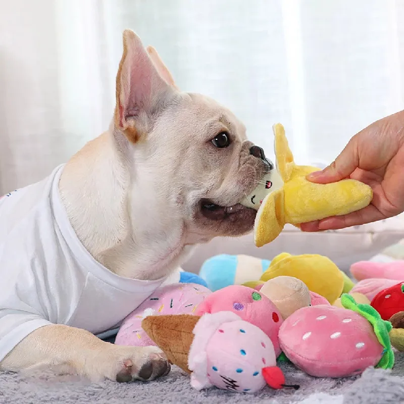 Pet Plush Toys Plush Squeaky Toy Bite-Resistant Clean Dog Chew Puppy Training Toy Soft Banana Bone Vegetable Food Pet Supplies
Pet Plush Toys Plush Squeaky Toy Bite-Resistant Clean Dog Chew Puppy Training Toy Soft Banana Bone Vegetable Food Pet Supplies